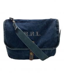 RRL（ダブルアールエル）の古着「インディゴRRLロゴショルダーバッグ/メッセンジャーバッグ」｜インディゴ
