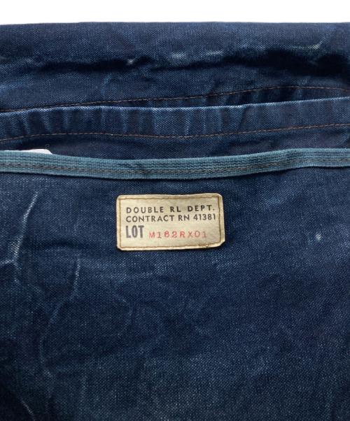 RRL（ダブルアールエル）RRL (ダブルアールエル) インディゴRRLロゴショルダーバッグ/メッセンジャーバッグ インディゴの古着・服飾アイテム