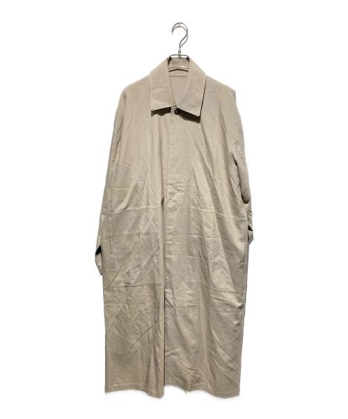 JURGEN LEHL（ヨーガンレール）JURGEN LEHL (ヨーガンレール) シルク混コート ベージュ サイズ:Mの古着・服飾アイテム