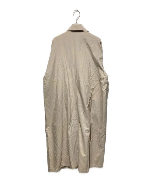 JURGEN LEHL（ヨーガンレール）JURGEN LEHL (ヨーガンレール) シルク混コート ベージュ サイズ:Mの古着・服飾アイテム