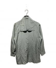 JURGEN LEHL（ヨーガンレール）の古着「シルクシャツ」｜グリーン