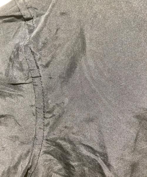 yohji yamamoto+noir（ヨウジヤマモトプリュスノアール）yohji yamamoto+noir (ヨウジヤマモトプリュスノアール) 和柄ロングシルクシャツ ブラック サイズ:3の古着・服飾アイテム