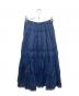 INGEBORG (インゲボルグ) レース切替スカート ネイビー サイズ:S：6000円