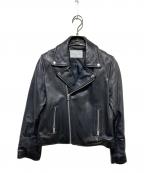 Adam et Ropeアダム エ ロペ）の古着「ダブルライダースジャケット」｜ブラック