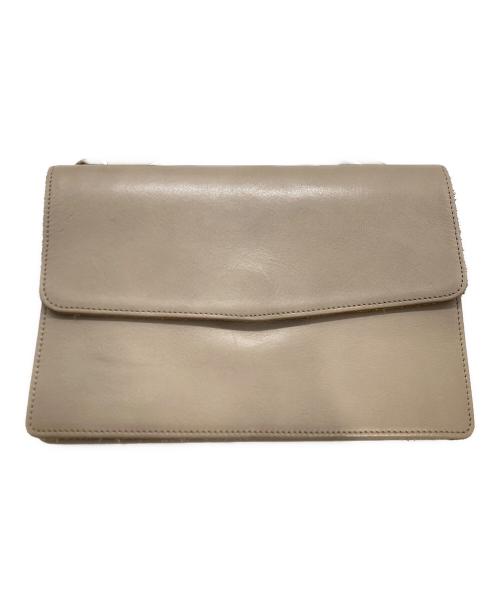 Ense（アンサ）ense (アンサ) flap shoulder S フラップショルダーバッグ グレーの古着・服飾アイテム