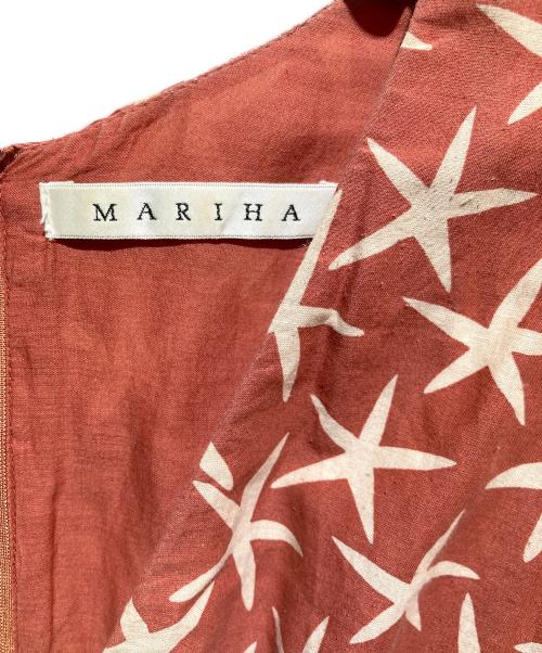 MARIHA（マリハ）MARIHA (マリハ) TOMORROW LAND (トゥモローランド) スターフィッシュプリントロングワンピース オレンジ サイズ:不明の古着・服飾アイテム