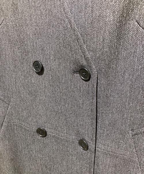 BEAUTY&YOUTH（ビューティーアンドユース）BEAUTY&YOUTH (ビューティーアンドユース) ヘリンボーンロングジレ グレー サイズ:ＸＳの古着・服飾アイテム