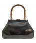 GUCCI (グッチ) バンブーワンハンドルバック ブラック：15000円