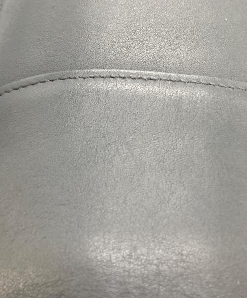 COACH（コーチ）COACH (コーチ) OLD USA製 巾着型レザースリングバッグ ブラックの古着・服飾アイテム