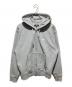 stussy（ステューシー）の古着「STOCK LOGO ZIP HOODIE」｜グレー