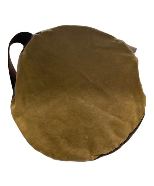 Barbour（バブアー）Barbour (バブアー) オイルドレザー切替キャンバスリュック ベージュの古着・服飾アイテム