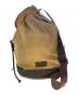 Barbour (バブアー) オイルドレザー切替キャンバスリュック ベージュ：12000円
