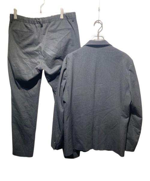 nano・universe（ナノ・ユニバース）nano・universe (ナノ・ユニバース) ダメリーノSOLOTEX 4WAY ストレッチセットアップ グレー サイズ:Ｌの古着・服飾アイテム