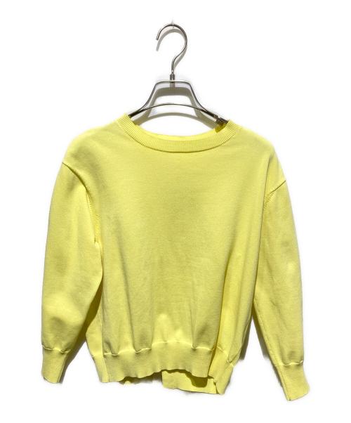 MACKINTOSH PHILOSOPHY（マッキントッシュ フィロソフィー）MACKINTOSH PHILOSOPHY (マッキントッシュ フィロソフィー) バックリボンニット イエロー サイズ:38の古着・服飾アイテム