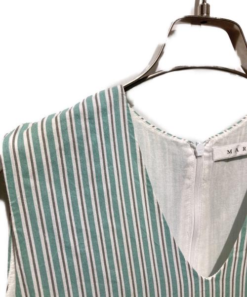 MARIHA（マリハ）MARIHA (マリハ) 夏の月影のドレス ストライプ グリーン サイズ:-の古着・服飾アイテム