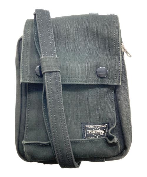 PORTER（ポーター）PORTER (ポーター) UNIT SHOULDER BAG ブラックの古着・服飾アイテム
