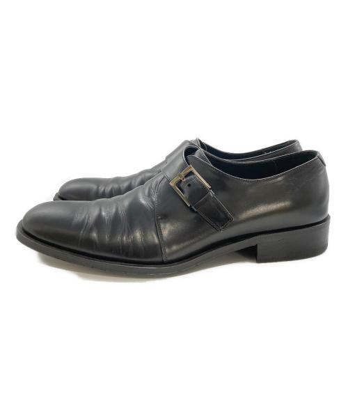 GUCCI（グッチ）GUCCI (グッチ) モンクストラップシューズ ブラック サイズ:43　1/2　Eの古着・服飾アイテム