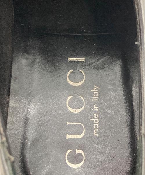 GUCCI（グッチ）GUCCI (グッチ) モンクストラップシューズ ブラック サイズ:43　1/2　Eの古着・服飾アイテム