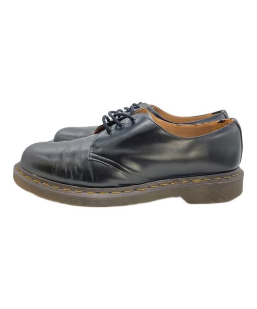 Dr.Martens（ドクターマーチン）Dr.Martens (ドクターマーチン) COMME des GARCONS HOMME DEUX (コムデギャルソン オム ドゥ) コラボ3ホールシューズ ブラック サイズ:UK10の古着・服飾アイテム