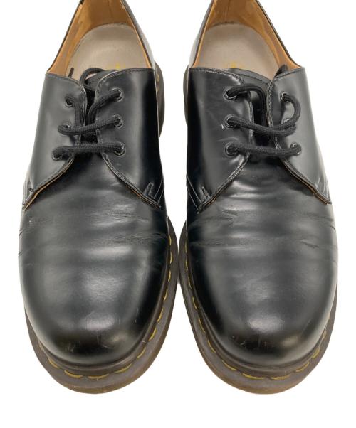 Dr.Martens（ドクターマーチン）Dr.Martens (ドクターマーチン) COMME des GARCONS HOMME DEUX (コムデギャルソン オム ドゥ) コラボ3ホールシューズ ブラック サイズ:UK10の古着・服飾アイテム