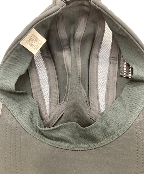 COMFORTABLE REASON（コンフォータブルリーズン）COMFORTABLE REASON (コンフォータブルリーズン) Stretch active cap ブラックの古着・服飾アイテム