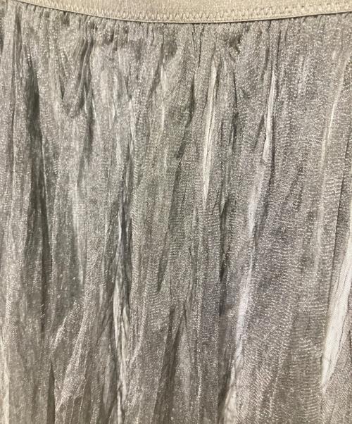 ANAYI（アナイ）ANAYI (アナイ) ドットチュールプリーツスカート ブラック サイズ:36の古着・服飾アイテム