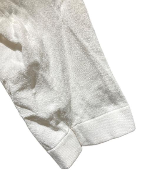 ANAYI（アナイ）ANAYI (アナイ) レーヨンナイロン天竺クルーネックカーディガン ホワイト サイズ:36の古着・服飾アイテム