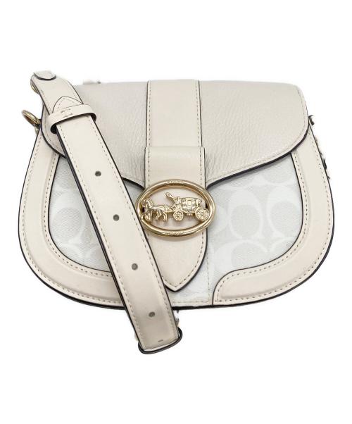 COACH（コーチ）COACH (コーチ) ショルダーバッグ アイボリーの古着・服飾アイテム