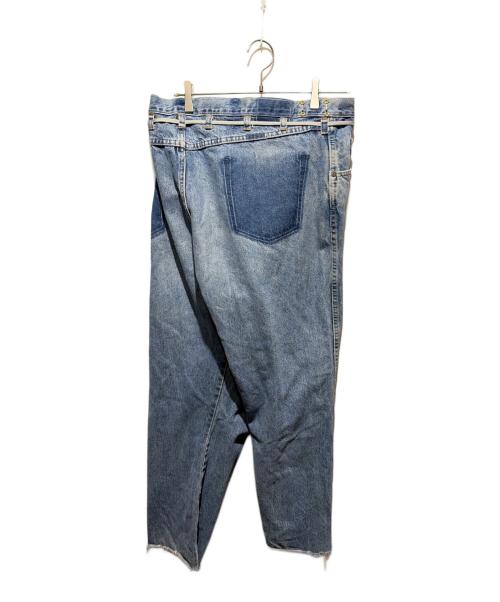 MAISON EUREKA（メゾンエウレカ）MAISON EUREKA (メゾンエウレカ) VINTAGE REWORK BIGGY 017 インディゴ サイズ:Mの古着・服飾アイテム