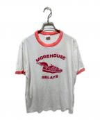signalシグナル）の古着「80's BUDWEISER リンガーTシャツ」｜ピンク×ホワイト