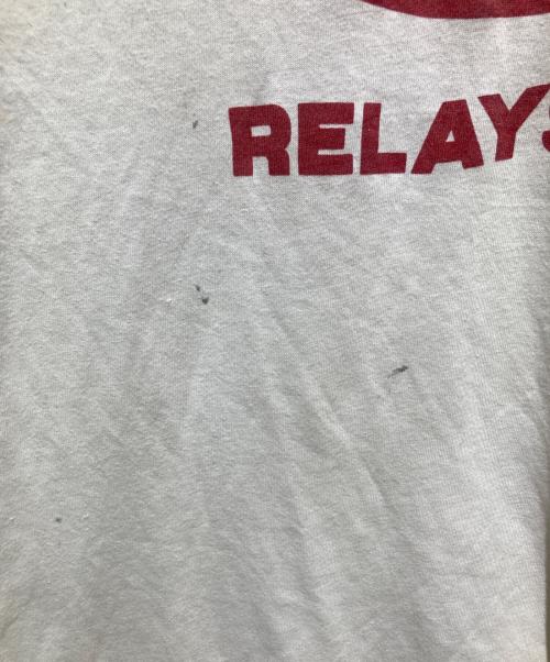 signal（シグナル）signal (シグナル) 80's BUDWEISER リンガーTシャツ ピンク×ホワイト サイズ:Lの古着・服飾アイテム