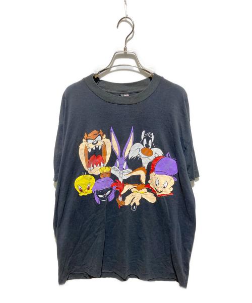 Tシャツ（ティーシャツ）Tシャツ (ティーシャツ) プリントTシャツ ブラック サイズ:ＸＬの古着・服飾アイテム