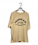 FRUIT OF THE LOOMフルーツオブザルーム）の古着「プリントTシャツ」｜ベージュ