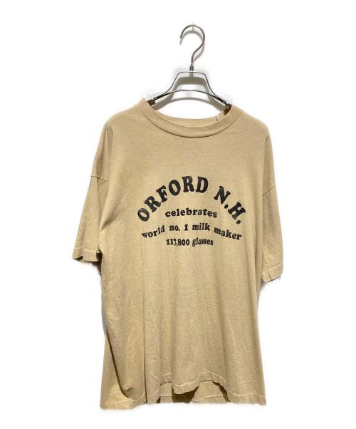 FRUIT OF THE LOOM（フルーツオブザルーム）FRUIT OF THE LOOM (フルーツオブザルーム) プリントTシャツ ベージュ サイズ:ＸＬの古着・服飾アイテム