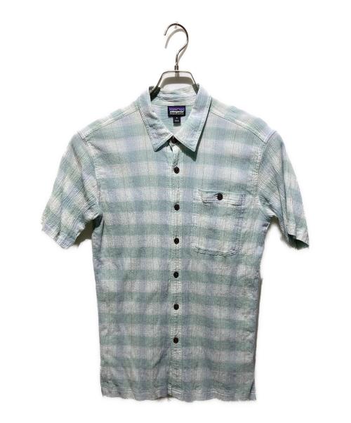 Patagonia（パタゴニア）Patagonia (パタゴニア) SP19シアサッカーシャツ ブルー サイズ:Sの古着・服飾アイテム