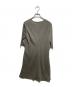 23区 (ニジュウサンク) ストレッチジャージー フレアワンピース グリーン サイズ:38 未使用品：8000円