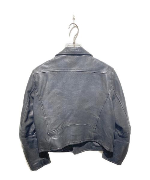 DOMENICO+SAVIO（ドメニコアンドサビオ）DOMENICO+SAVIO (ドメニコアンドサビオ) ゴートスキンライダースジャケット ブラック サイズ:38の古着・服飾アイテム