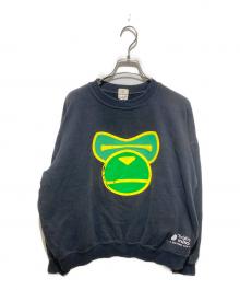 A BATHING APE（アベイシングエイプ）の古着「プリントスウェット milo」｜ブラック