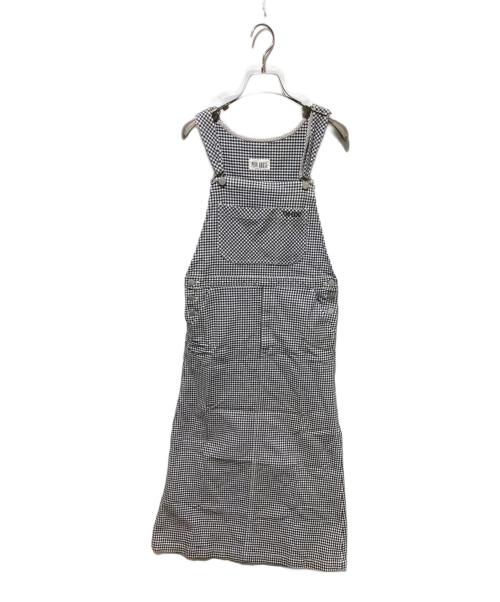PINK HOUSE（ピンクハウス）PINK HOUSE (ピンクハウス) ギンガムジャンパースカート グレー×ブラック サイズ:FREEの古着・服飾アイテム