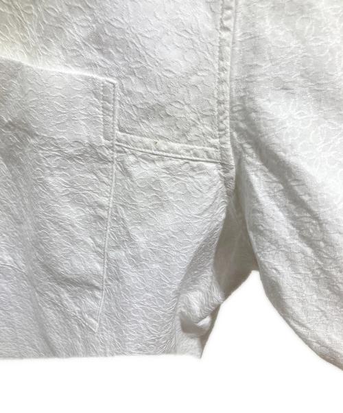 LOEWE（ロエベ）LOEWE (ロエベ) ANAGRAM JACQUARD SHIRT/アナグラム ジャガードシャツ ホワイト サイズ:41の古着・服飾アイテム