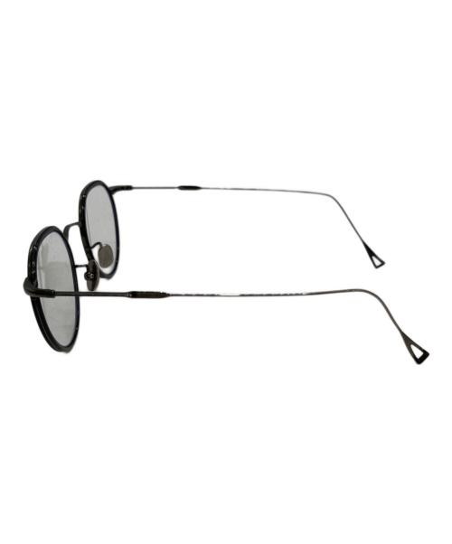 ISSEY MIYAKE（イッセイミヤケ）ISSEY MIYAKE (イッセイミヤケ) 金子眼鏡 (カネコガンキョウ) サングラス PANT-V S ブラック サイズ:47□22-145の古着・服飾アイテム