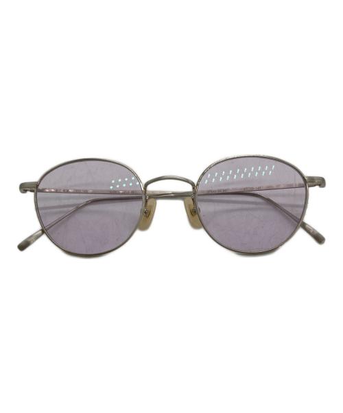 金子眼鏡（カネコガンキョウ）金子眼鏡 (カネコガンキョウ) サングラス KVS-21  シルバー サイズ:47□22-142の古着・服飾アイテム