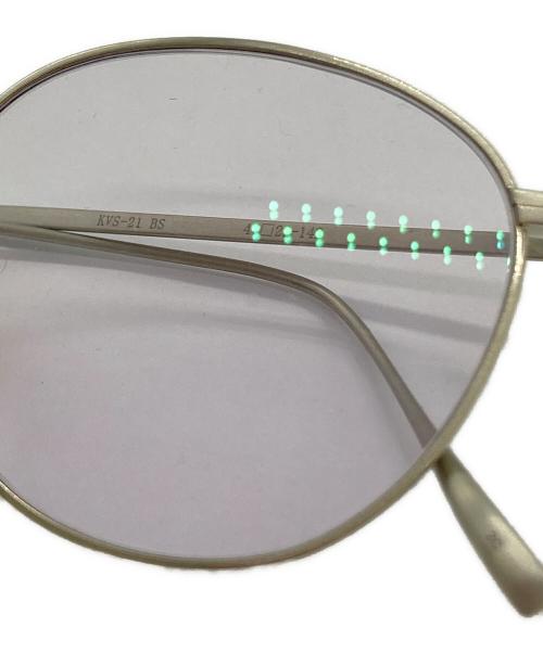 金子眼鏡（カネコガンキョウ）金子眼鏡 (カネコガンキョウ) サングラス KVS-21  シルバー サイズ:47□22-142の古着・服飾アイテム