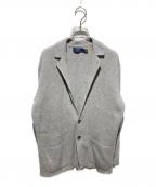 POLO RALPH LAURENポロ・ラルフローレン）の古着「ニットテーラードジャケット」｜グレー
