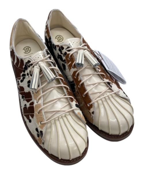 adidas（アディダス）adidas (アディダス) CROT (クロット) SUPERSTAR DRESS “COW PRINT” ブラウン サイズ:29cm 未使用品の古着・服飾アイテム