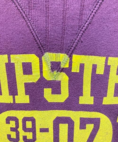 Champion（チャンピオン）Champion (チャンピオン) ランタグ復刻後付けパーカー パープル サイズ:Ｍの古着・服飾アイテム