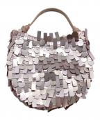 STAUDスタウド）の古着「CRESCENTハンドバッグ」｜ピンク