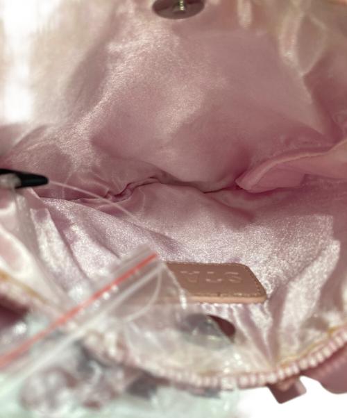 STAUD（スタウド）STAUD (スタウド) CRESCENTハンドバッグ ピンクの古着・服飾アイテム