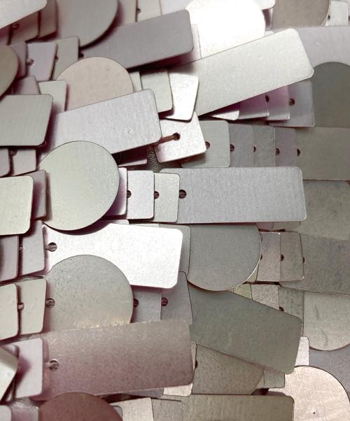 STAUD（スタウド）STAUD (スタウド) CRESCENTハンドバッグ ピンクの古着・服飾アイテム