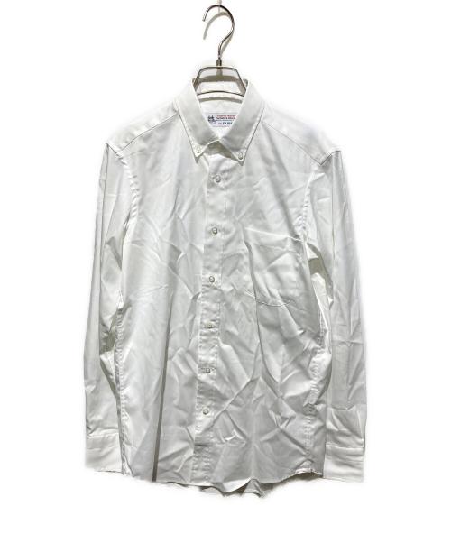 FAIRFAX（フェアファックス）FAIRFAX (フェアファックス) THOMAS MASON (トーマスメイソン) 長袖シャツ ホワイト サイズ:37の古着・服飾アイテム